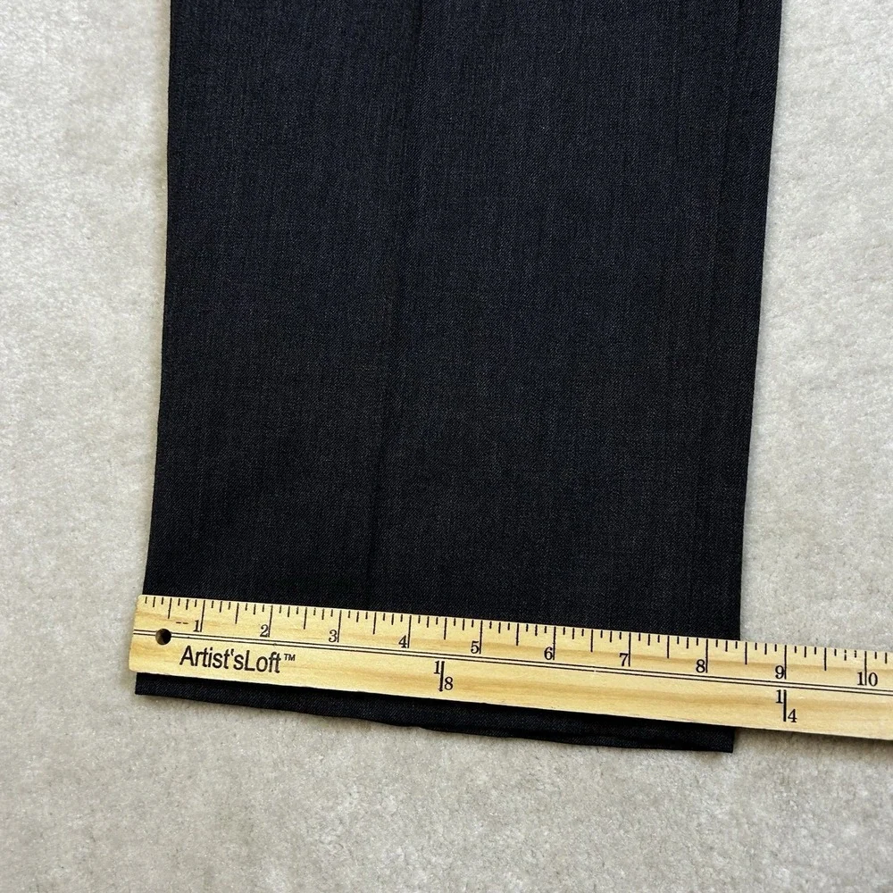 Banana Republic Wool Dress Pants Men's 33x30 Lined Dark Gray Flat Front